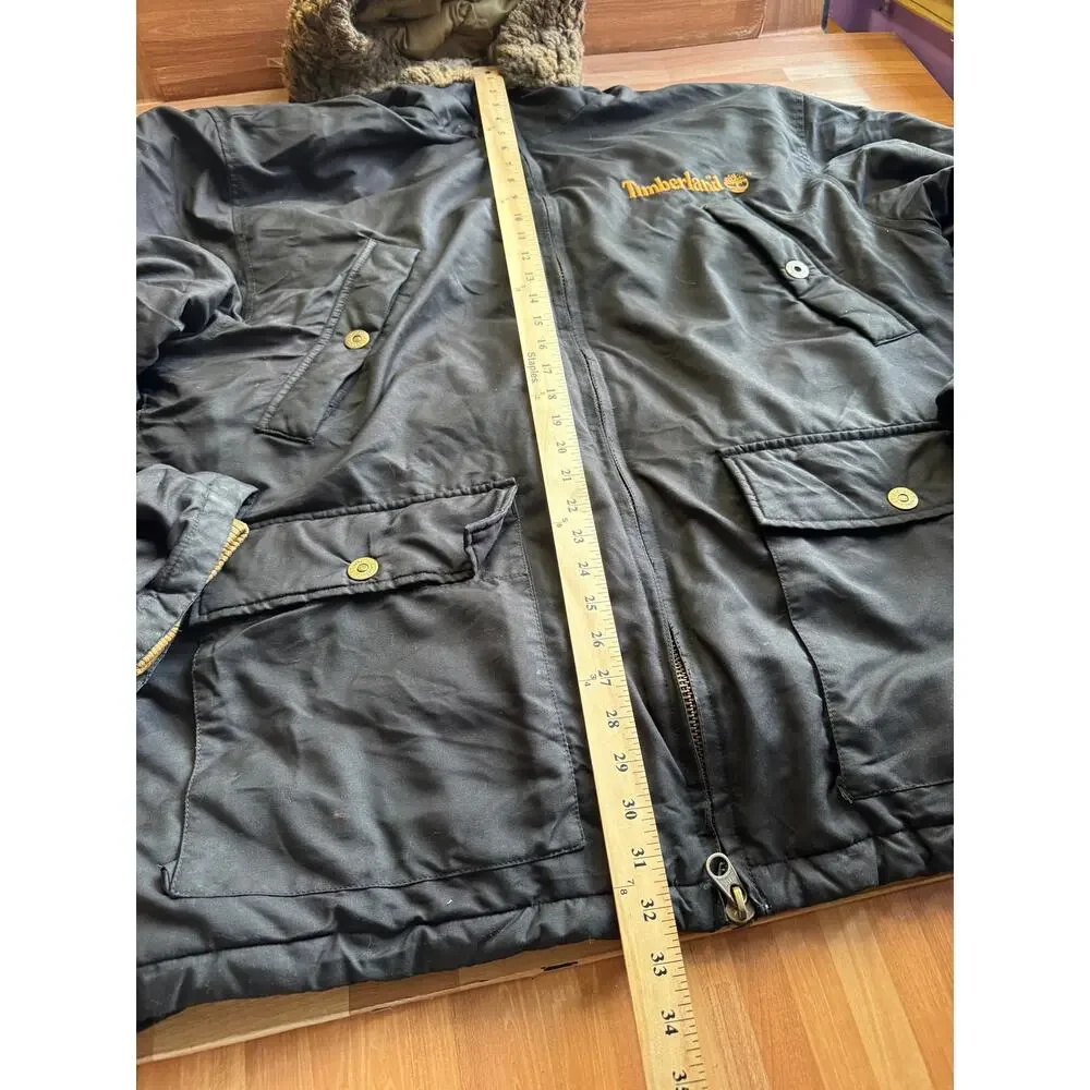 Vintage Timberland Weathergear Heavy Canvas Parka
